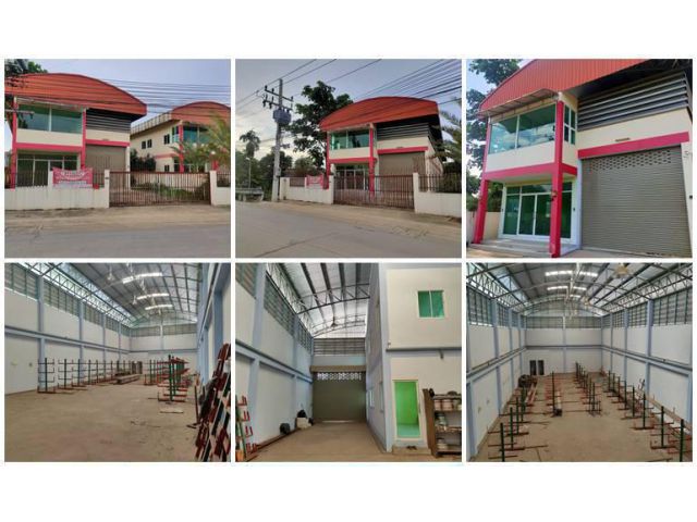 ขาย สำนักงานอาคาร 2ชั้น พร้อม โกดัง/คลังเก็บ สินค้า เนื้อที่ 288 ตรว.