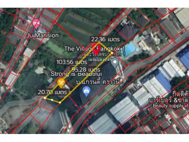 ขายที่ดิน ซ.บางนา-ตราด 8 , 490 ตร.วา กว้าง 103 ม.