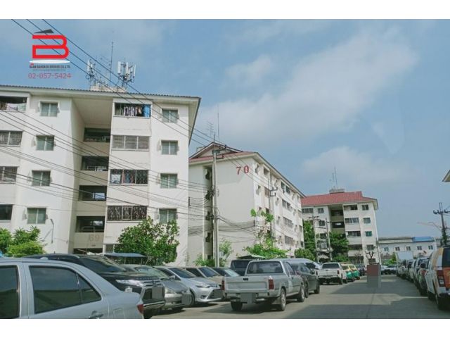 ห้องชุดคอนโด ห้องริม บ้านเอื้ออาทรนนทบุรี (วัดกู้ 2) เนื้อที่ 31.91 ตรม. ถนนติวานนท์-ปากเกร็ด อ.ปากเกร็ด จ.นนทบุรี
