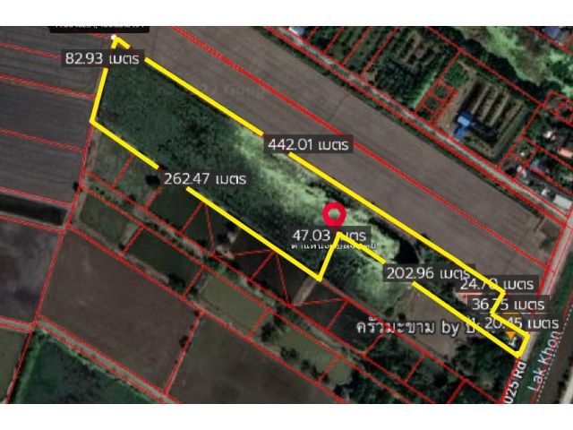 ให้แจ้งรหัส KRE-Z2-0074 ขายที่ดิน ตำบล ราษฎร์นิยม อำเภอไทรน้อย นนทบุรี