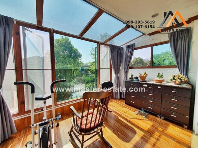 D'Habitat ราชพฤกษ์ บ้านเดี่ยวหลังใหญ่ 87.8 ตร.ว. ต่อเติมห้องดูดาว มี 3ห้องนอน 3ห้องน้ำ สวย ครบ อ.เมือง จ.นนทบุรี