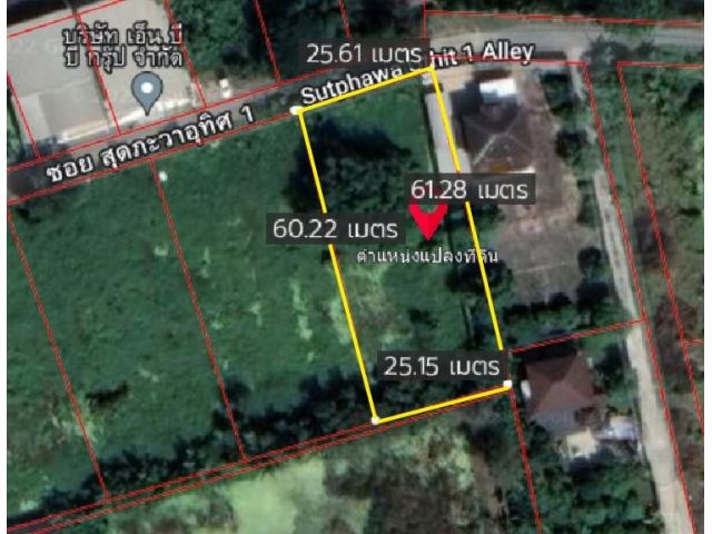 ให้แจ้งรหัส KRE-Z2-0113 ขายที่ดิน ซอย สุดภะวาอุทิศ 1 แขวง ทวีวัฒนา เขตทวีวัฒนา กรุงเทพมหานคร