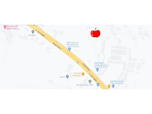 ขายที่ดินสระแก้ว ขายที่ดินถนนสุวรรณศร