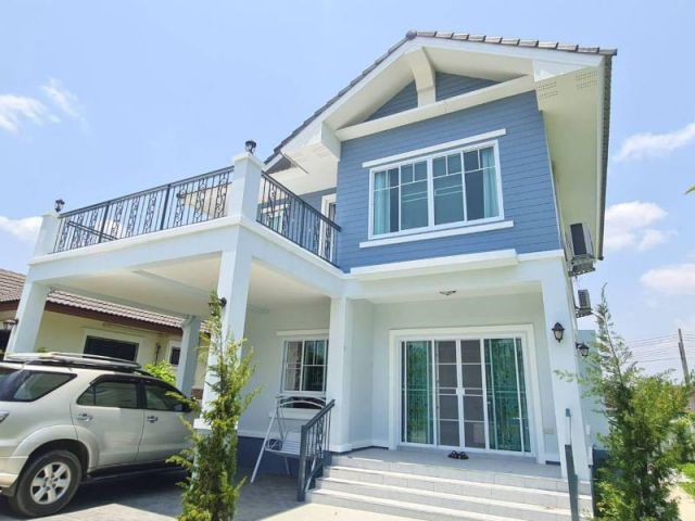 ขาย/ให้เช่า บ้านสร้างใหม่แม่ริม ใกล้โรงเรียนนานาชาติเปรม เนื้อที่ 75 ตร.ว. ราคา 4.9 ล้าน