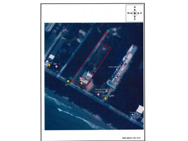 ขายรีสอร์ท ต่ำกว่าราคาประเมิน ติดชายหาดแม่รำพึง