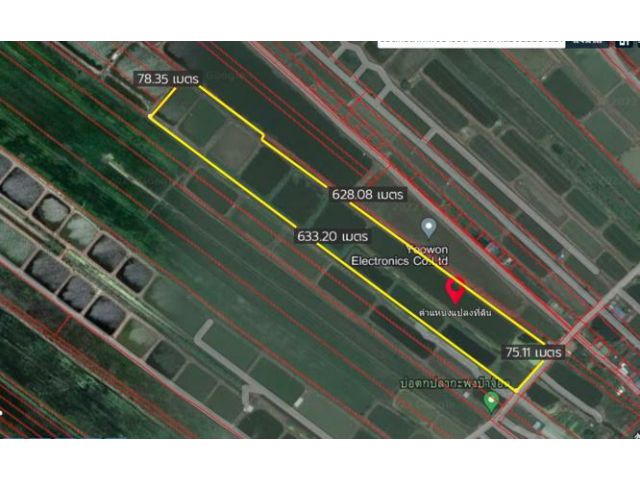 ให้แจ้งรหัส KRE-Z2-0155 ขายที่ดิน ตำบล คลองนิยมยาตรา อำเภอบางบ่อ