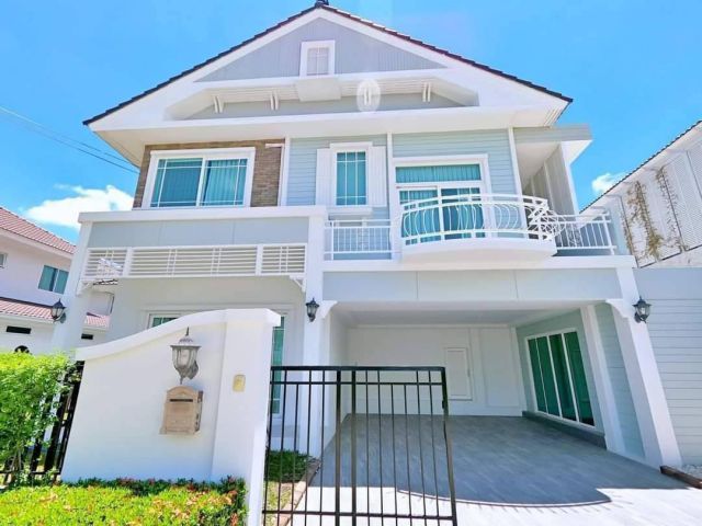บ้านเดี่ยว 2 ชั้นไซส์ใหญ่ #โครงการเพอร์เฟคเพลส รามอินทรา-วงเเหวน หน้าบ้านหันทิศเหนือ บิ้วอินภายในโทนขาวเรียบหรู วิวสวน