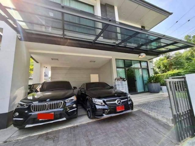 บ้านเดี่ยว 2 ชั้นหลังมุม #หมู่บ้านเศรษฐสิริ อ่อนนุช-ศรีนครินทร์ ภายในตกแต่งบิ้วอิน ต่อเติมลงเสาเข็มรอบบ้าน ใกล้ทางพิเศษ