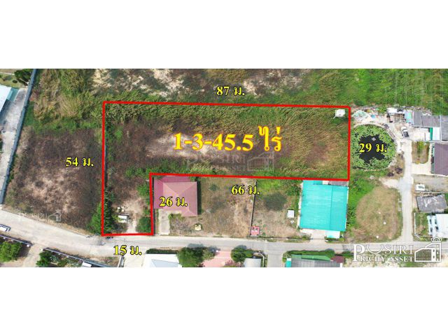 ที่ 745.5 วา ถมพร้อม+ล้อมรั้ว ใกล้ถ.เพชรเกษม ตัวเมืองนครปฐม – ขายที่ดินนครปฐม