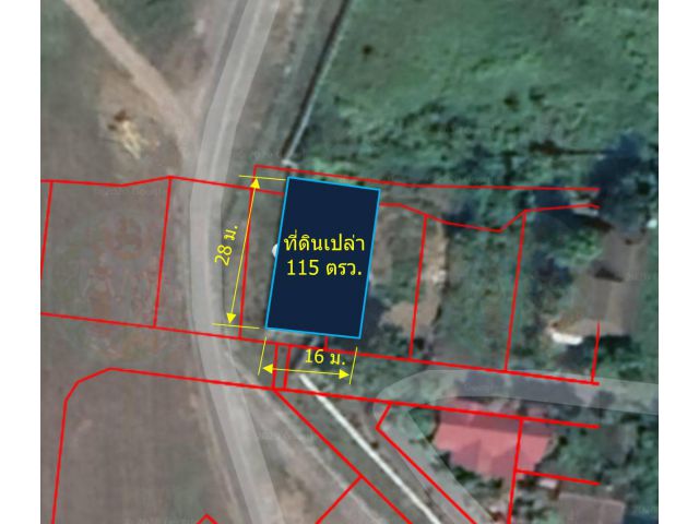ขายที่ดินเปล่า 115 ตรว. ใกล้สนามบินเชียงใหม่