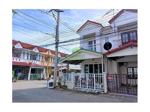 หมู่บ้านฟ้ารังสิต คลอง 4 ธัญบุรี ขายด่วน ทาวน์เฮ้าส์ 2 ชั้น เนื้อที่ 19.90 ตร.ว แปลงมุม ต่อเติมครบ พร้อมอยู่