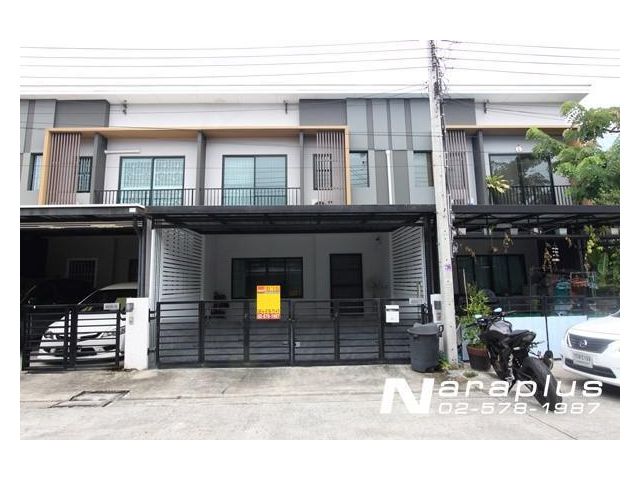 65060458 : ทาวน์โฮม 2 ชั้น โครงการ THE CONNECT 33 วงแหวน-กาญจนาฯ เขตประเวศ ของแถมทั้งหลัง กระเป๋าใบเดียวเข้าอยู่ได้เลย