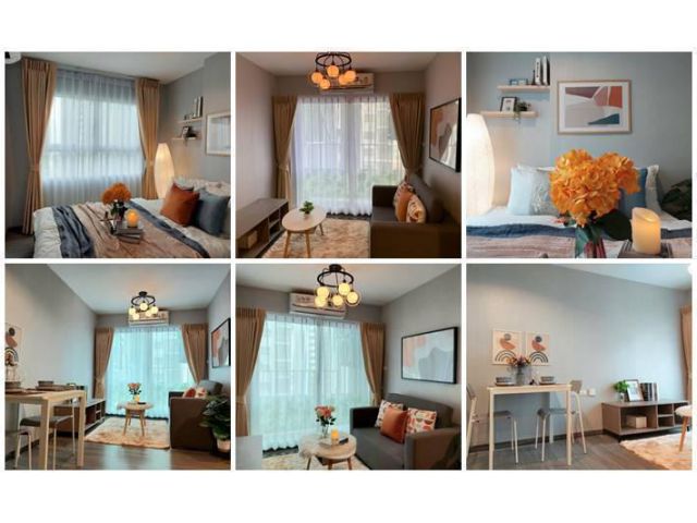 ให้เช่า หรือ ขาย ตกแต่งสวย ราคาพิเศษ 1ห้องนอน เดอะทรัสต์ บีทีเอสเอราวัณ