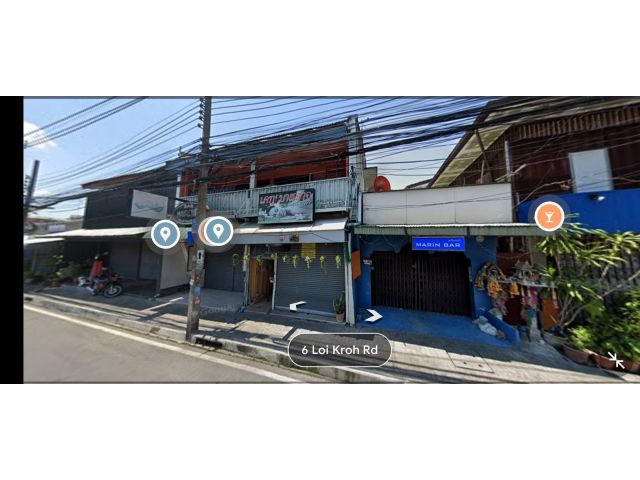 ขายที่ดินบนถนนลอยเคราะห์ย่านธุรกิจกลางเมืองเชียงใหม่