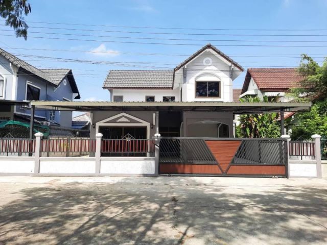 ขายบ้านเดี่ยว 2 ชั้น #หมู่บ้านเคซีการ์เด้นโฮม1 ต้นโครงการ นิมิตใหม่ 40 แต่งสวยพร้อมอยู่ ต่อเติมครัว โรงจอดรถ เปลี่ยนสุขภัณฑ์ห้องน้ำ