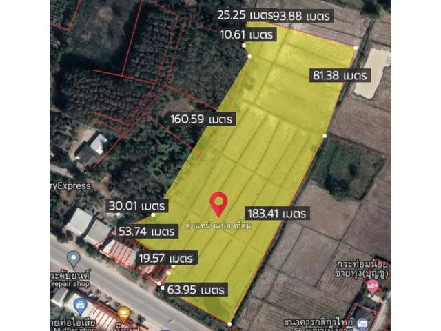 ขาย ที่ดินเปล่า ขนาด 13 ไร่  จ.เชียงราย