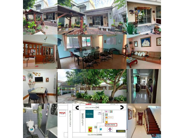 ขายด่วน บ้านเดี่ยวพร้อมอยู่ หมู่บ้านโนเบิลโฮม บางพลี เดินทางสะดวก