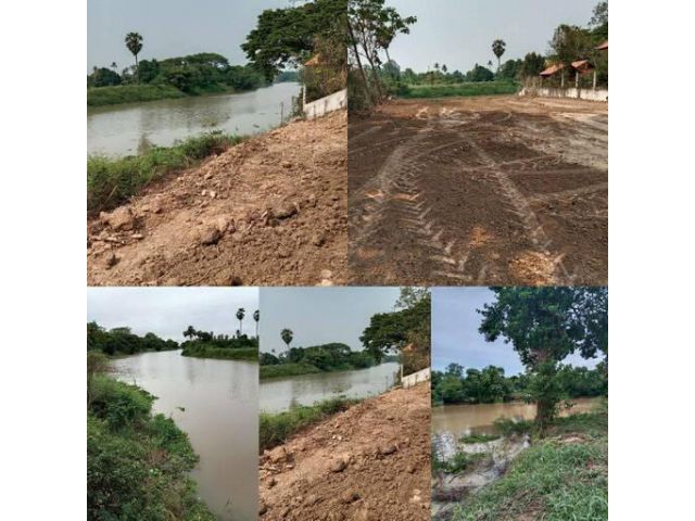 ขายที่ดิน ติดแม่น้ำท่าจีน อำเภอเดิมบาง จังหวัดสุพรรณบุรี