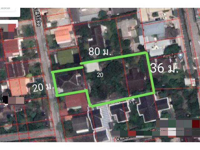 ที่ดินวิภาวดีรังสิต เนื้อที่ 1-2- 43 ไร่ พร้อมบ้าน ใกล้สนามบินดอนเมือง ออกพหลโยธินได้