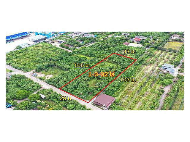 ที่สวยใช้ทำโกดัง/ซื้อทำกำไร เกือบ 2 ไร่ ฮวงจุ้ยดีทางทิศใต้รับลมตลอดปี ใกล้ถนนสายใยรัก ต่อไปใกล้ถนนตัดใหม่กัลปพฤกษ์