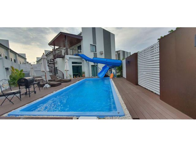 บ้านพูลวิลล่าสระสไลด์เดอร์ สารภี เชียงใหม่ อยู่เองก็ได้ลงทุนก็ดี