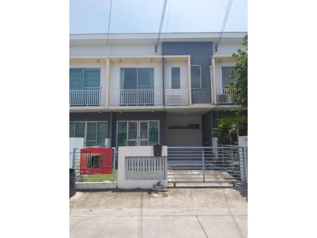 HR1237 ให้เช่าทาวน์โฮม2ชั้น เดอะคอนเนค เเบริ่ง ขนาด 3 ห้องนอน 2 ห้องน้ำ