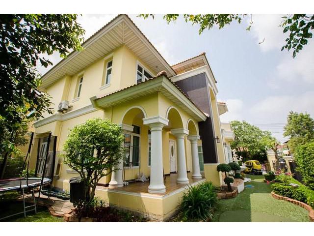 RH710 ให้เช่าและขายบ้านเดี่ยว 116 ตร.ว 400 ตารางเมตร เดอะเเกรนด์ พระราม 2 โซน Parkville ตกแต่งพร้อมอยู่