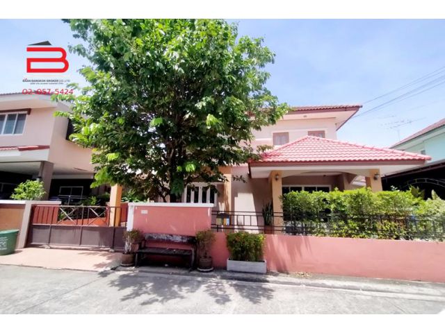 บ้านเดี่ยว 2 ชั้น โครงการ คุณาลัย บางใหญ่ เนื้อที่ 52.5 ตรว. ถนนกาญจนาภิเษก อ.บางใหญ่ นนทบุรี