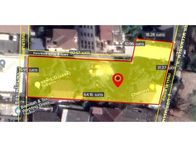 ที่ดินทองหล่อ25 ซ.พร้อมพรรค ขนาด396 ตร.ว.