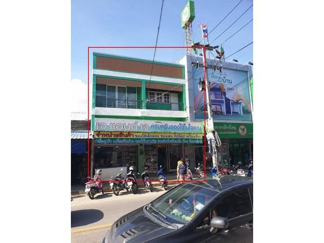 PSM11 ขาย อาคารพาณิชย์ 3 ชั้น 2 คูหา 50 ตร.วา ตลาดโรงโป๊ะ ต.ตะเคียนเตี้ย อ.บางละมุง จ.ชลบุรี