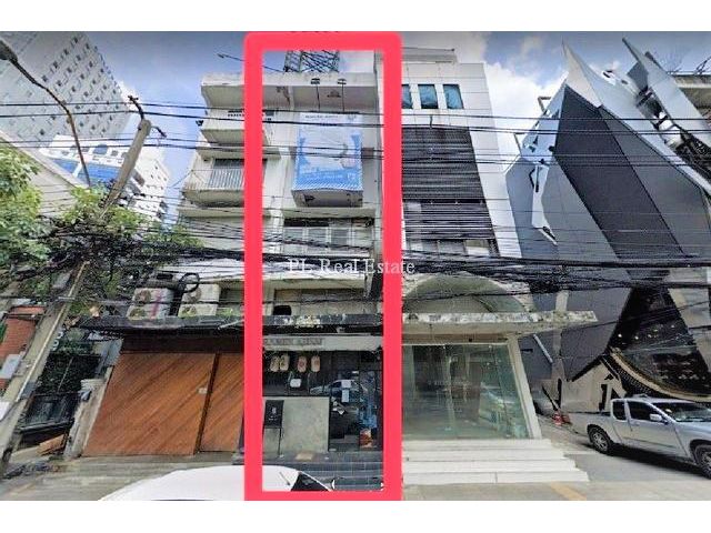 HR1253 ให้เช่าอาคารพาณิชย์ ย่านทองหล่อ ติดถนนใหญ่ 1 คูหา 4.5 ชั้น