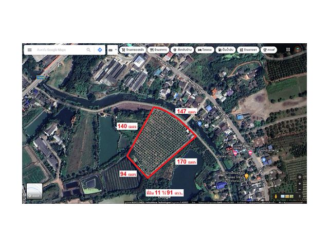 ขายที่ดินสวนมะพร้าว วิวธรรมชาติ ติดถนน ติดลอง อากาศดี ใกล้เมืองเหมาะทำบ้านสวนเกษตร ตำบลพิกุลทอง อำเภอเมืองราชบุรี