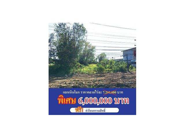 ขายที่ดิน 1 ไร่ ติดถนน 331 ต.หนองอิรุณ อ. บ้านบึง จังหวัดชลบุรี ที่สวยทำเลดี
