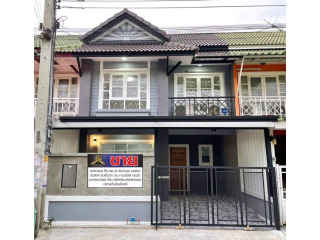 ทาวน์เฮ้าส์ 2 ชั้น #หมู่บ้านพฤกษา14A ตกแต่งสวยพร้อมเข้าอยู่ ด้านหน้ามีระเบียงพร้อมแอร์ 3 เครื่อง ทำเลดีบางใหญ่