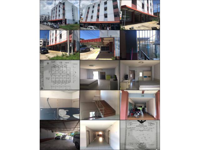 ขายหอพัก 4 ชั้น ใกล้โรงเรียนนวมินทร์ สงขลา ทำเลดี ใกล้ห้าแยกน้ำกระจาย บนเนื้อที่ 116.5 ตารางวา สร้างเต็มพื้นที่