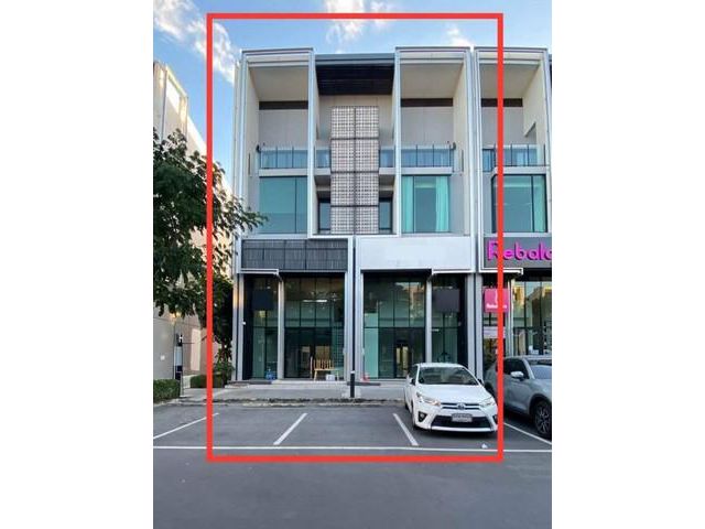 HR1259 ให้เช่าและขาย โฮมออฟฟิศ 4ชั้น 2คูหา ติดกันอยู่หลังมุม ในโครงการ คาสเคด บางนา