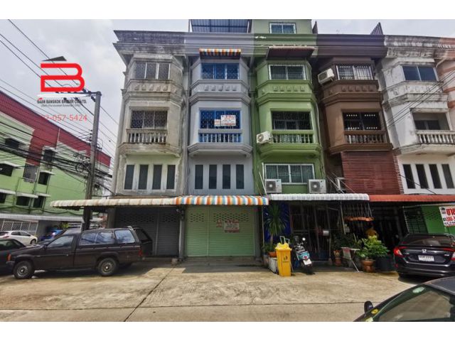 อาคารพาณิชย์ หมู่บ้าน อัมรินทร์นิเวศ 3 ผัง 4 เนื้อที่ 14 ตรว. ถนนสายไหม เขตสายไหม