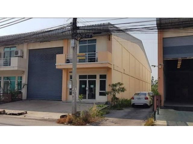 ให้เช่า คลังสินค้า โกดัง พร้อมออฟฟิศ 2ชั้น เนื้อที่ 112 ตารางา พื้นที่สีม่วง ใกล้นิคมอุตสาหกรรมบางปู เป็นแหล่งรวมตลาดนั