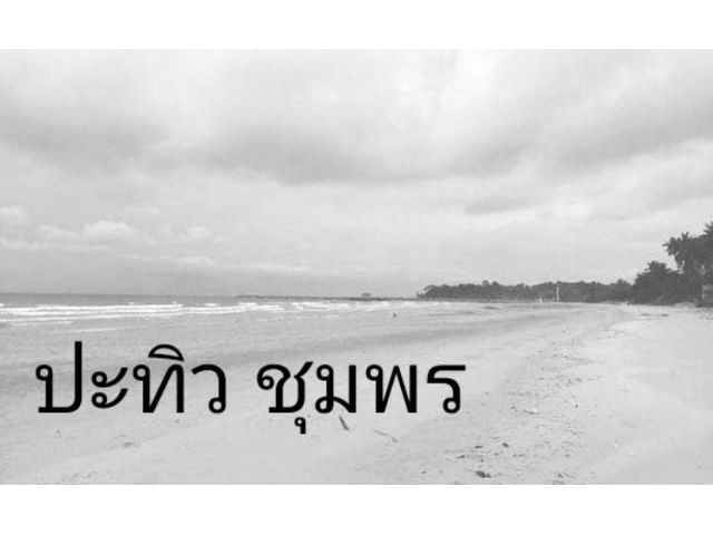 ขายทรัพยมั่งคั่งทวีโชค ที่ดิน ขายที่ติดทะเล ชุมพร