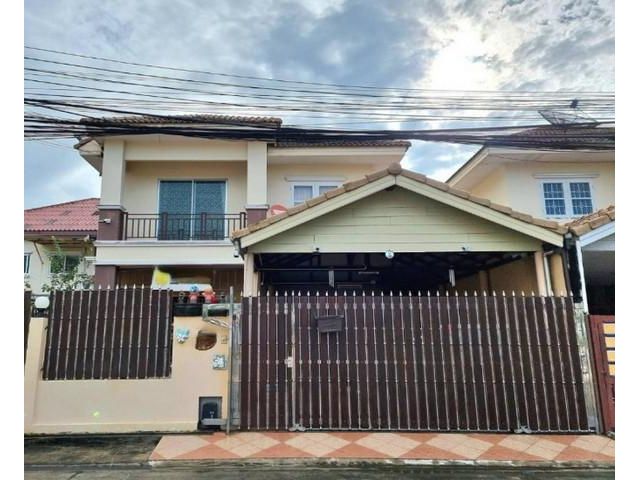 ขายบ้านแฝดอรุณวรรณ4 ถนนเลียบคลองสอง คลองสามวา