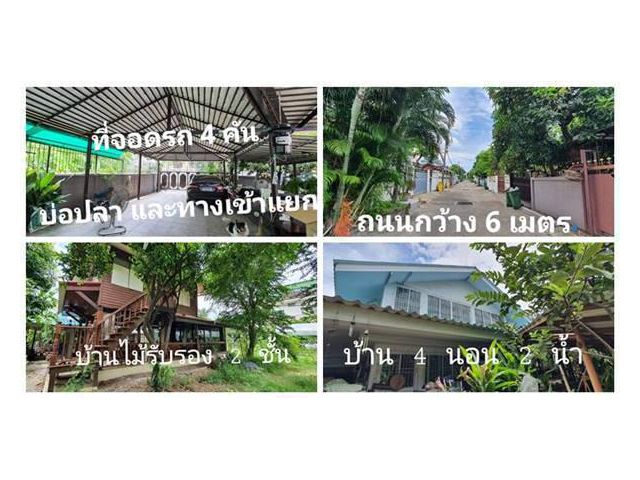 ขายบ้านพร้อมที่ดิน ถนนสุขุมวิท 101/1 ซ.วชิรธรรม 43 มี 4 หลัง เนื้อที่ 1 ไร่ 130 ตรว.