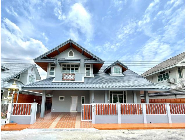 บ้านเดี่ยว 2 ชั้น #หมู่บ้านนพอนันต์ ตกแต่งสวยพร้อมเข้าอยู่ ยื้องซาฟารีเวิล์ดเพียง 100 เมตรติดธนาคารไทยพาณิชย์