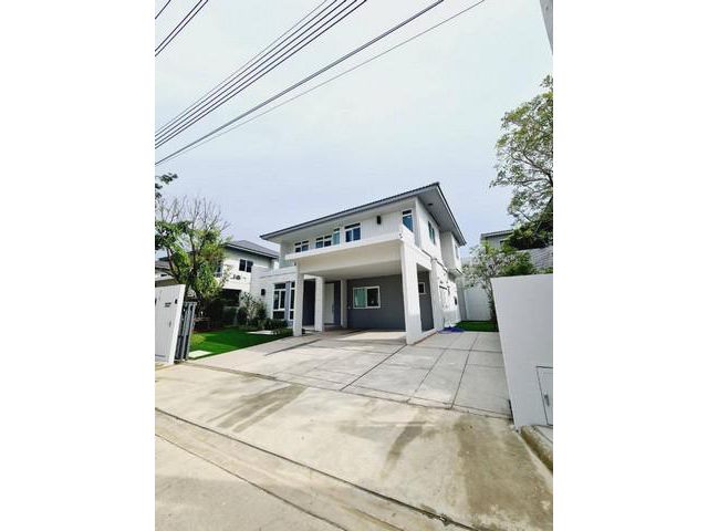 ให้เช่าบ้าน 81ตรว.4นอน มัณฑนา บางนาวงแหวน ใกล้เมกะ