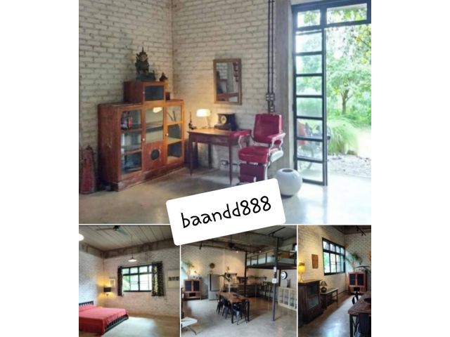 ขายบ้านชั้นเดียว loft style อ.แม่ริม อากาศดีบรรยกาศเยี่ยมเนื้อที่ 1ไร่