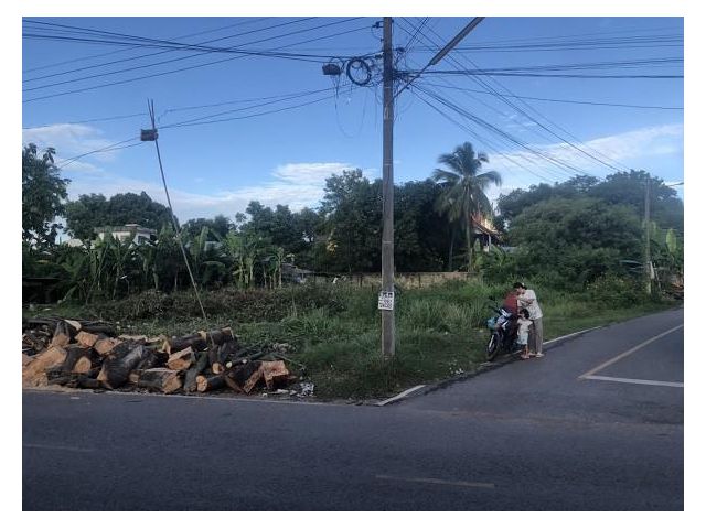 ขายที่ดินในตัวเมือง ตรงข้ามทางเข้าโลตัสท่าบ่อ