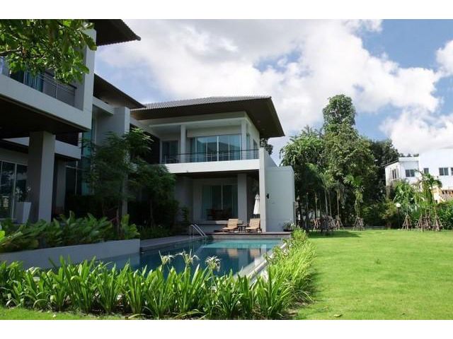 ขายบ้านเดี่ยว 2 ชั้น พร้อมผู้เช่า  มีสระว่ายน้ำ หมู่บ้านนิชดาปารค ปากเกร็ด