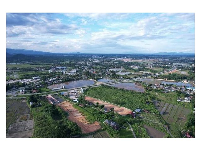 ขายที่ดินแปลงสวยติดบายพาสตะวันออก อ.เมือง เชียงราย