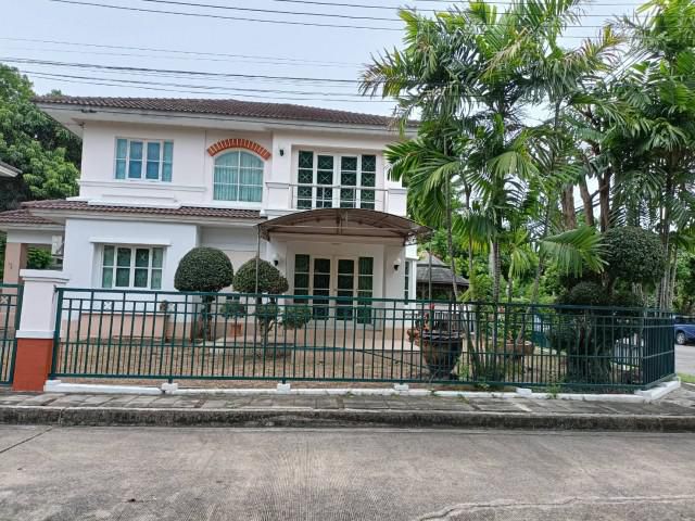 ให้เช่าบ้านเดี่ยว2ชั้น เนื้อที่ 83.8 ตรวา แปลงหัวมุม หมู่บ้าน มัณฑนา รังสิตคลอง2