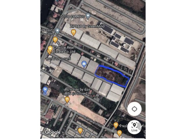 BL082 ให้เช่าที่ดิน 6ไร่ บางนา-ตราด กม5