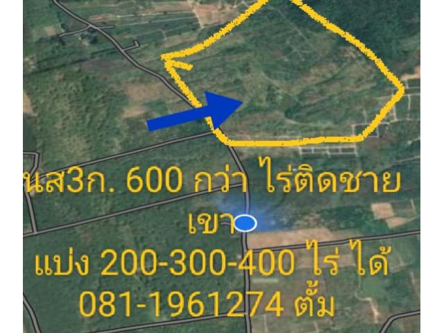ขายที่ นส3 ก. 300-600 ไร่ เหมาะทําสวนเกษตร ต่างๆ